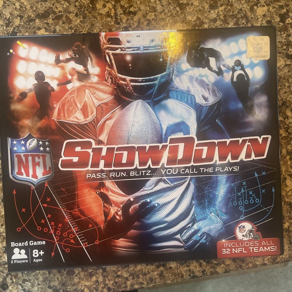 NFL Showdown Board Game By Buffalo Games Sealed New